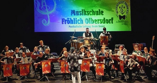 das Akkordeon-Orchester aus Olbersdorf