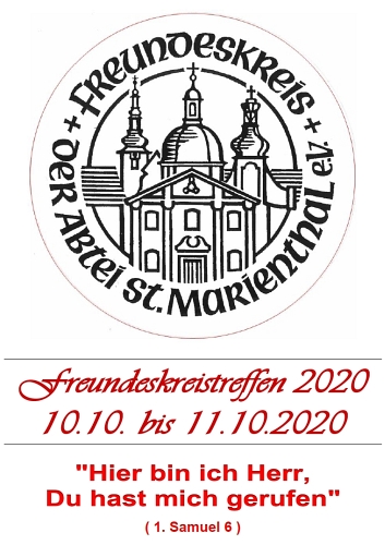 das Freundeskreistreffen 2020 im Kloster St. Marienthal