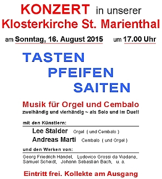 Konzert in der Klosterkirche St. Marienthal