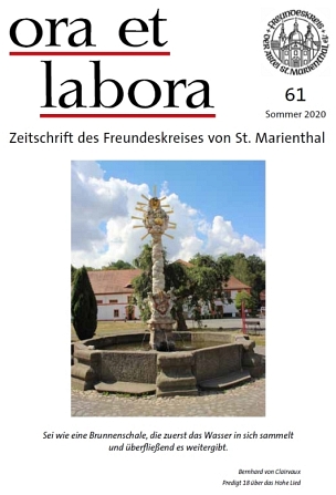 das neue Mitteilungsheft ''ora et labora - Sommer 2020'' vom Freundeskreis der Abtei St. Marienthal e.V. als kostenfreie PDF-Datei