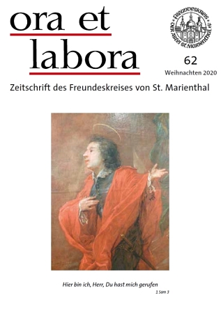 das neue Mitteilungsheft ''ora et labora - Weihnachten 2020'' vom Freundeskreis der Abtei St. Marienthal e.V. als kostenfreie PDF-Datei