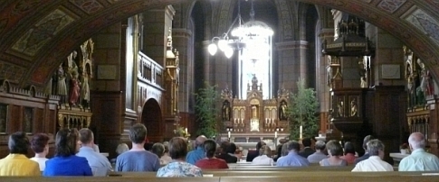 Gottesdienste, Andachten und geistliche Angebote in unserer Klosterkirche St. Marienthal