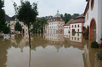 Hochwasser im Kloster St. Marienthal