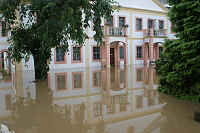 auch die Propstei ist vom Hochwasser betroffen