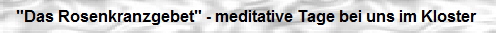 Kurs ''Muttertags-Auszeit'' - als pers�nliche Auszeit oder als gemeinsame Mutter-Tochter-Zeit
